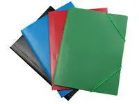 Gummibandsmapp PP 100% återv grön - Primmeshiper