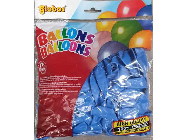 Ballonger 25cm 100/fp blå - Primmeshiper