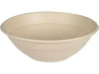 Skål Rund Bagasse sallad 50/fp - Primmeshiper