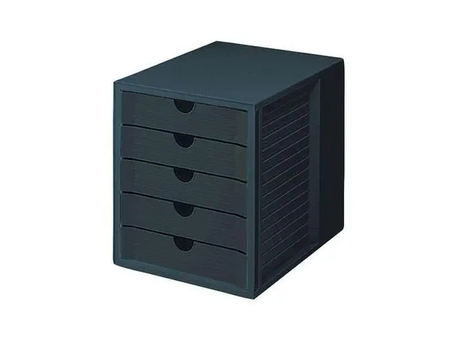 Blankettbox HAN 5 lådor recy svart - Primmeshiper