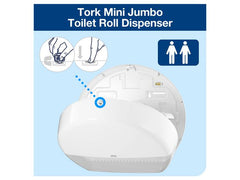 Dispenser TORK T2 Jumbo mini vit - Primmeshiper