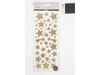 Glitterstickers guld stjärnor 110/fp - Primmeshiper