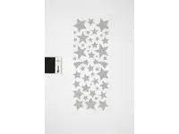 Glitterstickers silver stjärnor 110/fp - Primmeshiper