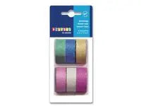 Washitape glitter 6/fp - Primmeshiper