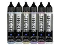 Effektliner glitterfärg 6x28 ml 6/fp - Primmeshiper
