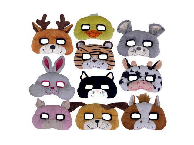 Ansiktsmasker djur 10/fp Primmeshiper