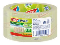 Packtejp TESA Eco Strong 50mmx66m klar - Primmeshiper