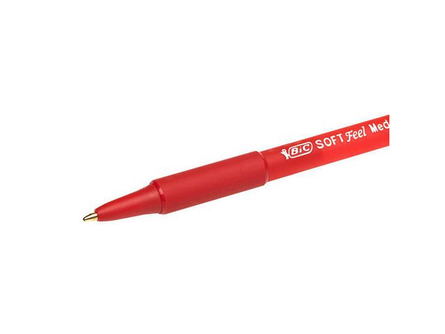 Kulpenna BIC Soft Feel Clic 1,0 röd - Primmeshiper