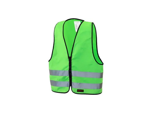 Reflexväst dragkedja Barn XXS Grön - Primmeshiper