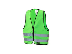 Reflexväst dragkedja Barn XS Grön - Primmeshiper