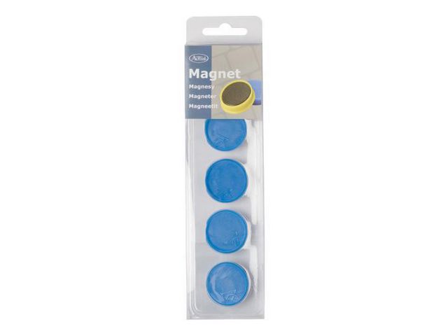 Magnetknappar ACTUAL 30 mm blå 5/fp - Primmeshiper