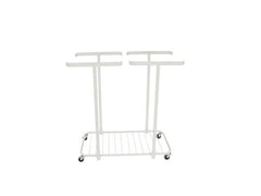 Säckvagn dubbel 100-125L med 4 hjul - Primmeshiper