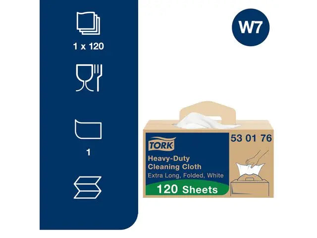 Rengöringsduk TORK W7 Slitstark 120/fp - Primmeshiper