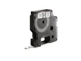 Tape DYMO D1 6mm svart på vit - Primmeshiper