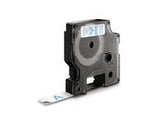 Tape DYMO D1 12mm blå på vit - Primmeshiper