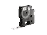 Tape DYMO D1 12mm nylon svart på vit - Primmeshiper