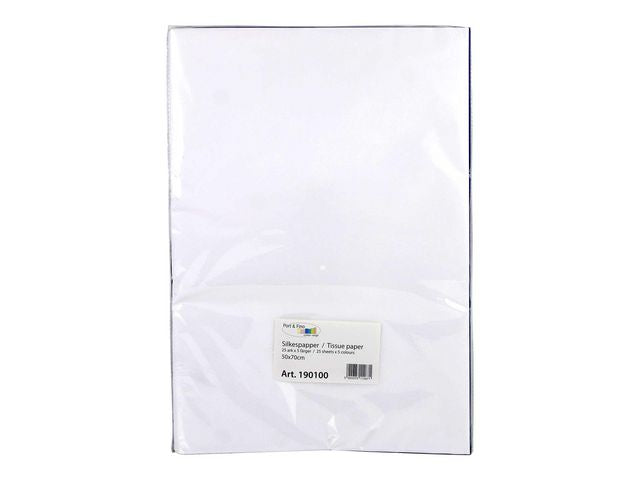 Silkespapper 50x75cm storsats 125 ark/fp - Primmeshiper