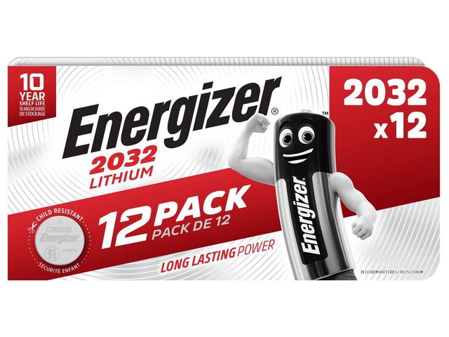 Batteri ENERGIZER Lithium CR2032 12/fp - Primmeshiper