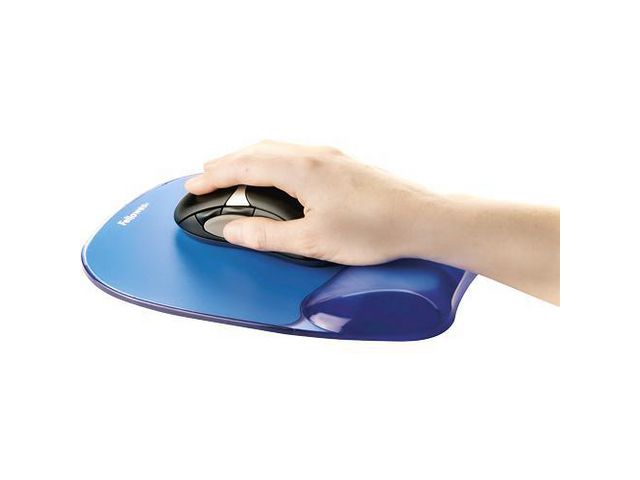 Musmatta FELLOWES gel handlov blå - Primmeshiper