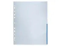 Plastficka sig BANTEX A4 0,12 blå 100/fp - Primmeshiper