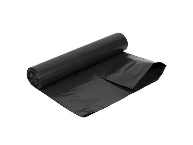 Plastsäck LD 125L 50my Svart 25/RL - Primmeshiper