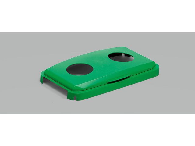 Lock DURABIN med gångjärn 60L grön - Primmeshiper