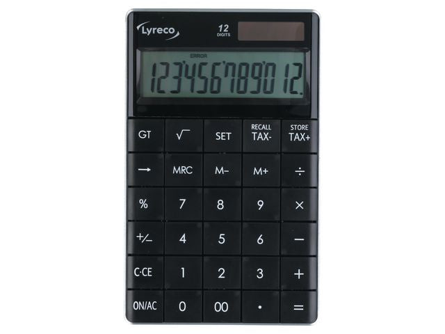 Bordsräknare LYRECO 1589 12 siffror sva - Primmeshiper