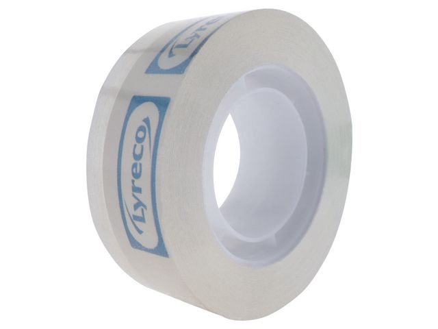 Kontorstejp LYRECO 33mx19mm crystal 8/fp Primmeshiper