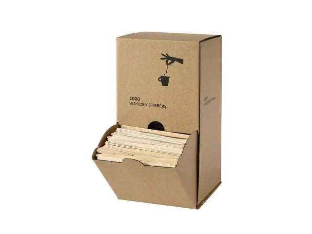 Rörpinne Trä dispenserbox 11cm 2000/fp - Primmeshiper