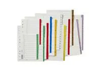 Pappregister BRIGHTOFF. 1-12 grön 10/fp - Primmeshiper
