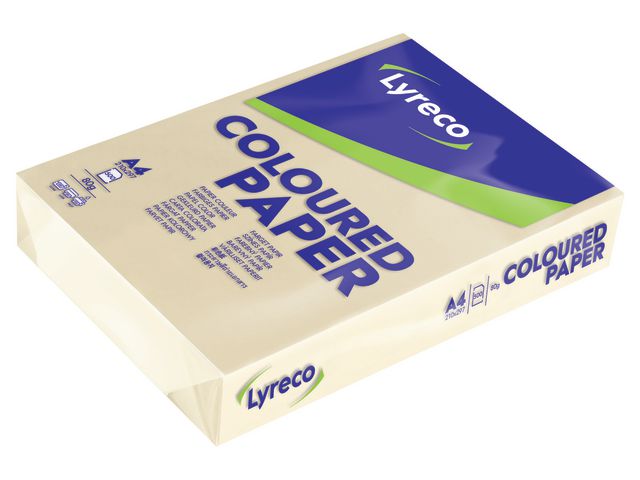 Kop.ppr LYRECO A4 80g oh beige 500/fp - Primmeshiper