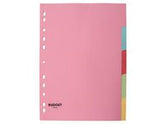 Kartongregister LYRECO budget A4 5-flik - Primmeshiper