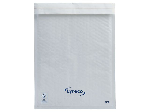 Bubbelpåse LYRECO 240x340mm vit 100/fp - Primmeshiper