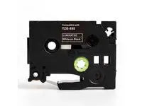 Tape 24mm TZe-355 vit på svart - Primmeshiper