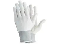 Textilhandske TEGERA 931 noppor vit 8 - Primmeshiper