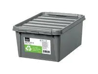 Plastlåda SMARTSTORE ECO 14L m.lock grå - Primmeshiper