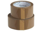 Packtejp LYRECO PP 50mmx100m Brun 6/fp - Primmeshiper