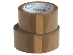 Packtejp LYRECO PP 50mmx100m Brun 6/fp - Primmeshiper