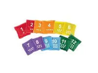 Ärtpåsar med siffror 12/fp - Primmeshiper