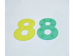 Silikonsiffror 10 olika gul 10/fp - Primmeshiper