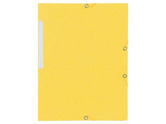 Gummibandsmapp LYRECO kart A4 gul 10/fp - Primmeshiper