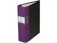 Kontorspärm neutral A4 80mm lila - Primmeshiper