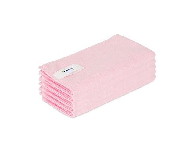 Microfiberduk LYRECO P 40x40cm rosa 5/fp - Primmeshiper