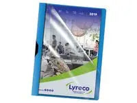 Klämmapp LYRECO PP A4 3mm blå 5/fp - Primmeshiper