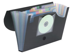 Expandermapp 12-fack 240x330x35mm svart - Primmeshiper