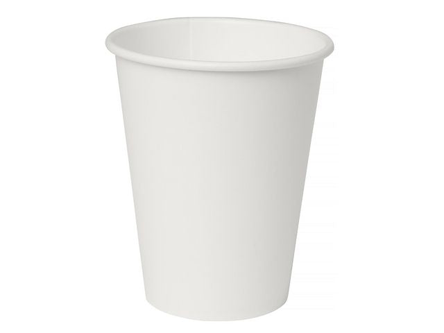 Mugg DUNI papper 35cl vit 50/fp - Primmeshiper