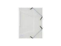 Gummibandsmapp LYRECO A4 PP 3-kl transp - Primmeshiper