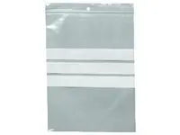 Blixtlåspåse skrivfält 160x220mm 100/fp - Primmeshiper