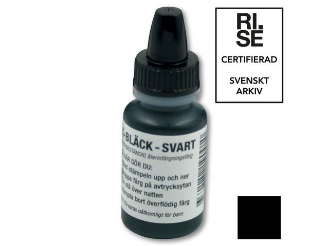 Stämpel K-Bläck 10 ml svart (arkivbest) - Primmeshiper