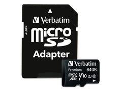 Minneskort VERBATIM Micro SDXC 64GB CL10 - Primmeshiper